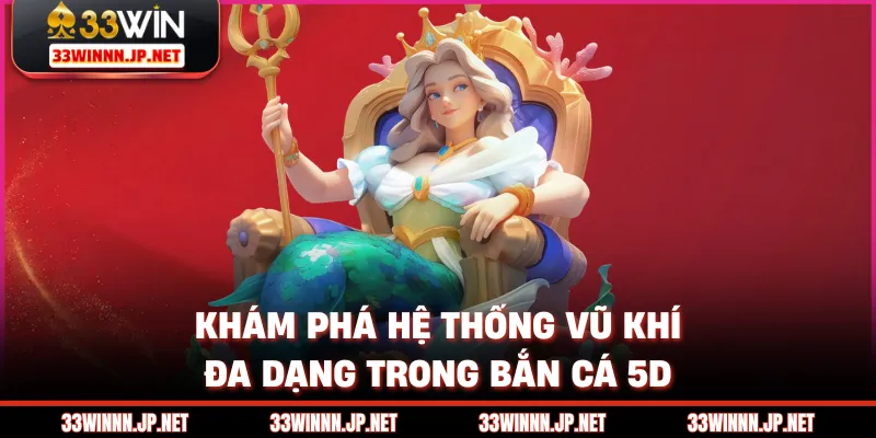 Khám phá hệ thống vũ khí đa dạng trong bắn cá 5D